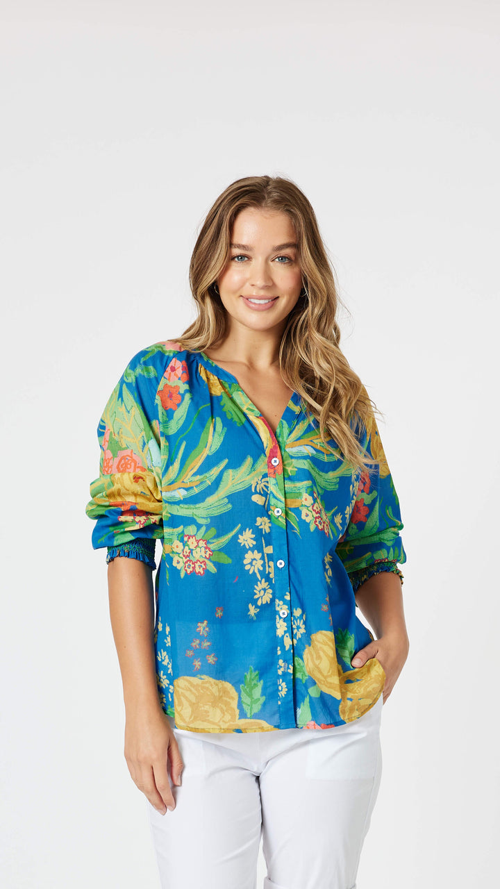 Tropics Shirt - Blue/Multi
