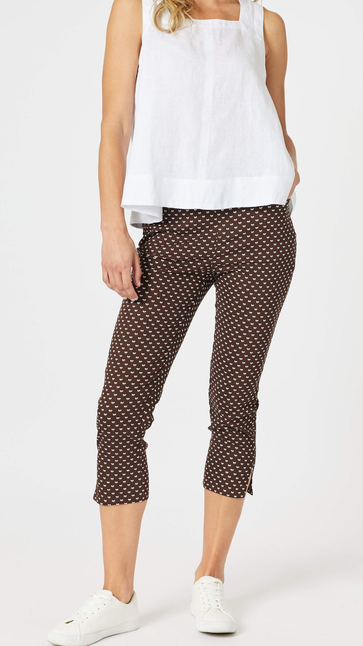 Small Bow Pant - Koko White
