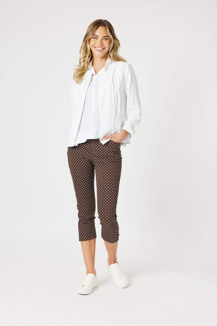 Small Bow Pant - Koko White
