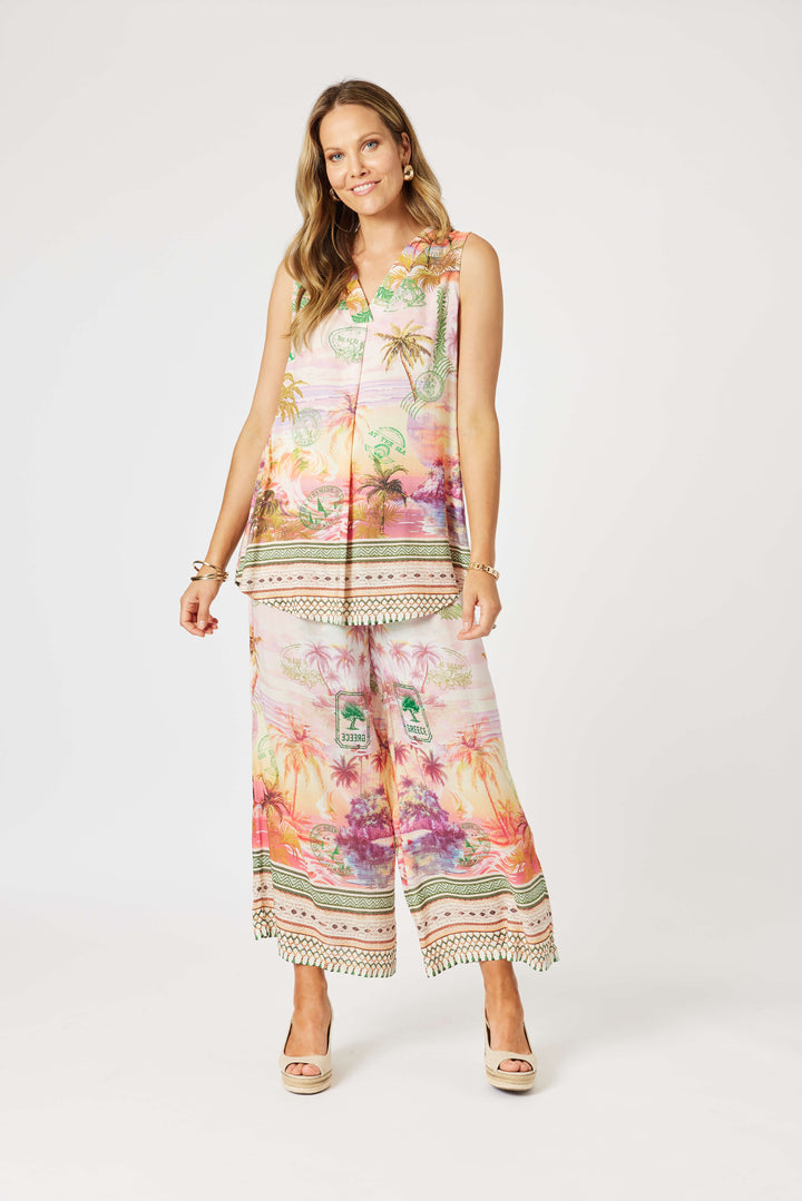 Passport Pant - Sunset Multi