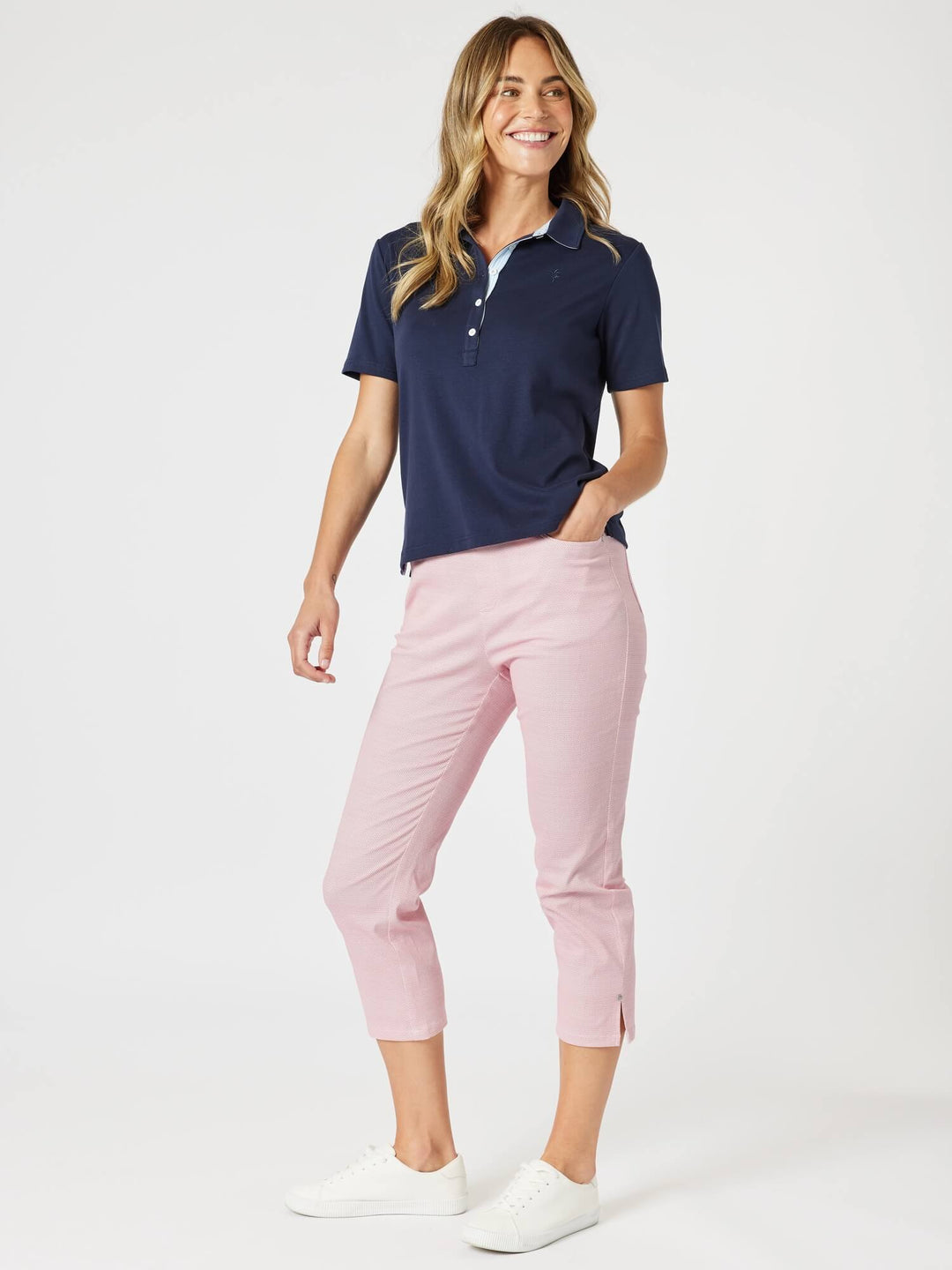 Classic Rib Polo - Navy