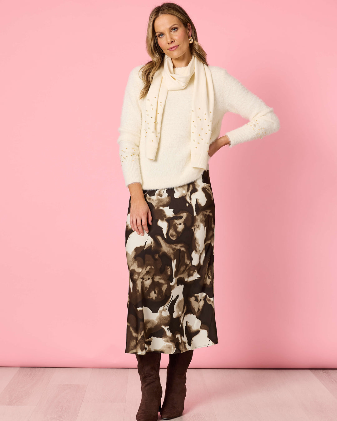 Venice Print Skirt