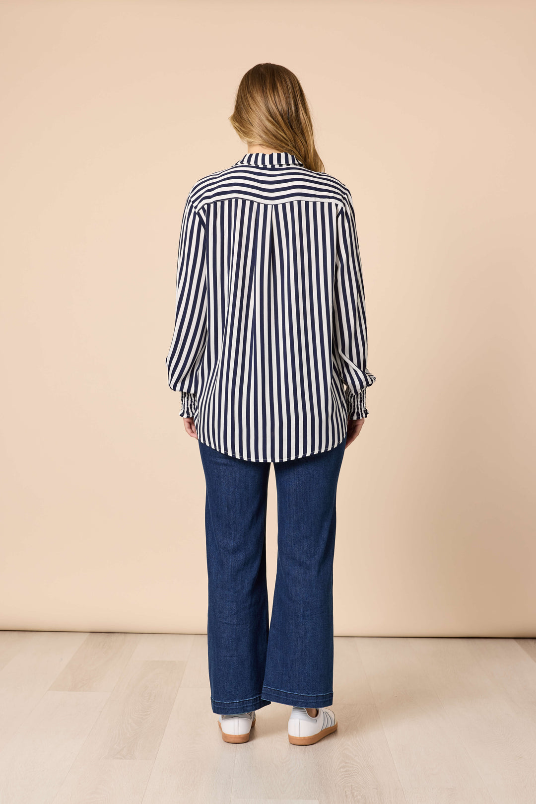 Amour Stripe Shirt - Navy