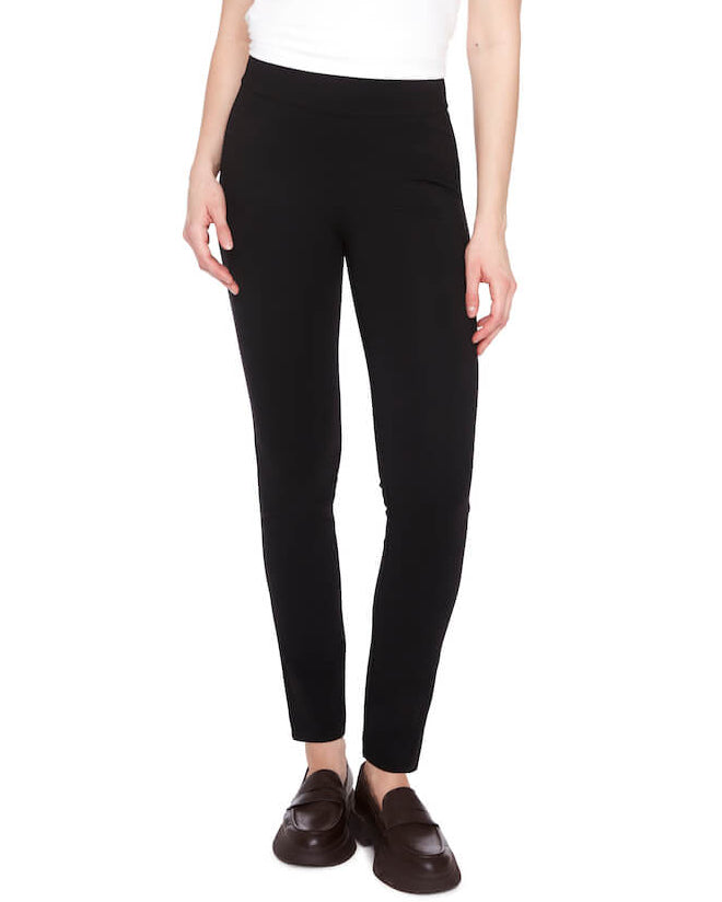 Ponte Basic 31" Slim Leg Pant - Black