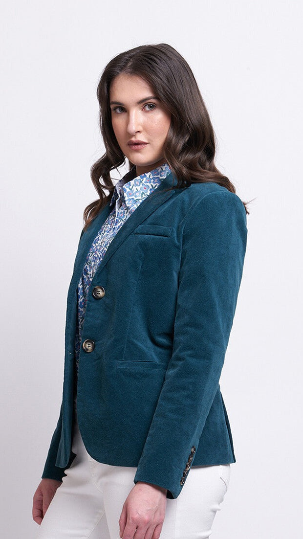 According To Plan Blazer - Malachite