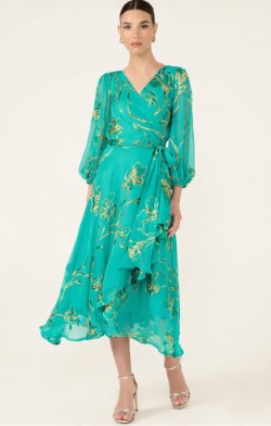 Lorelei Wrap Midi Dress