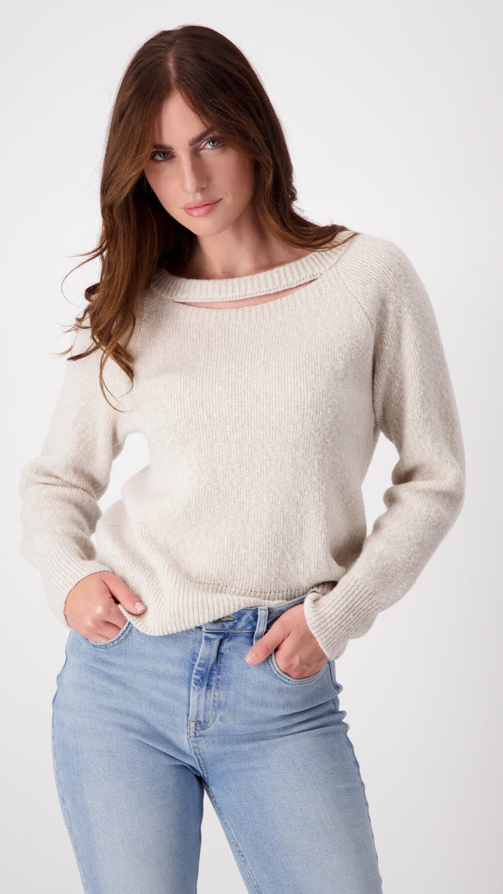 Stone Cut Out Sweater