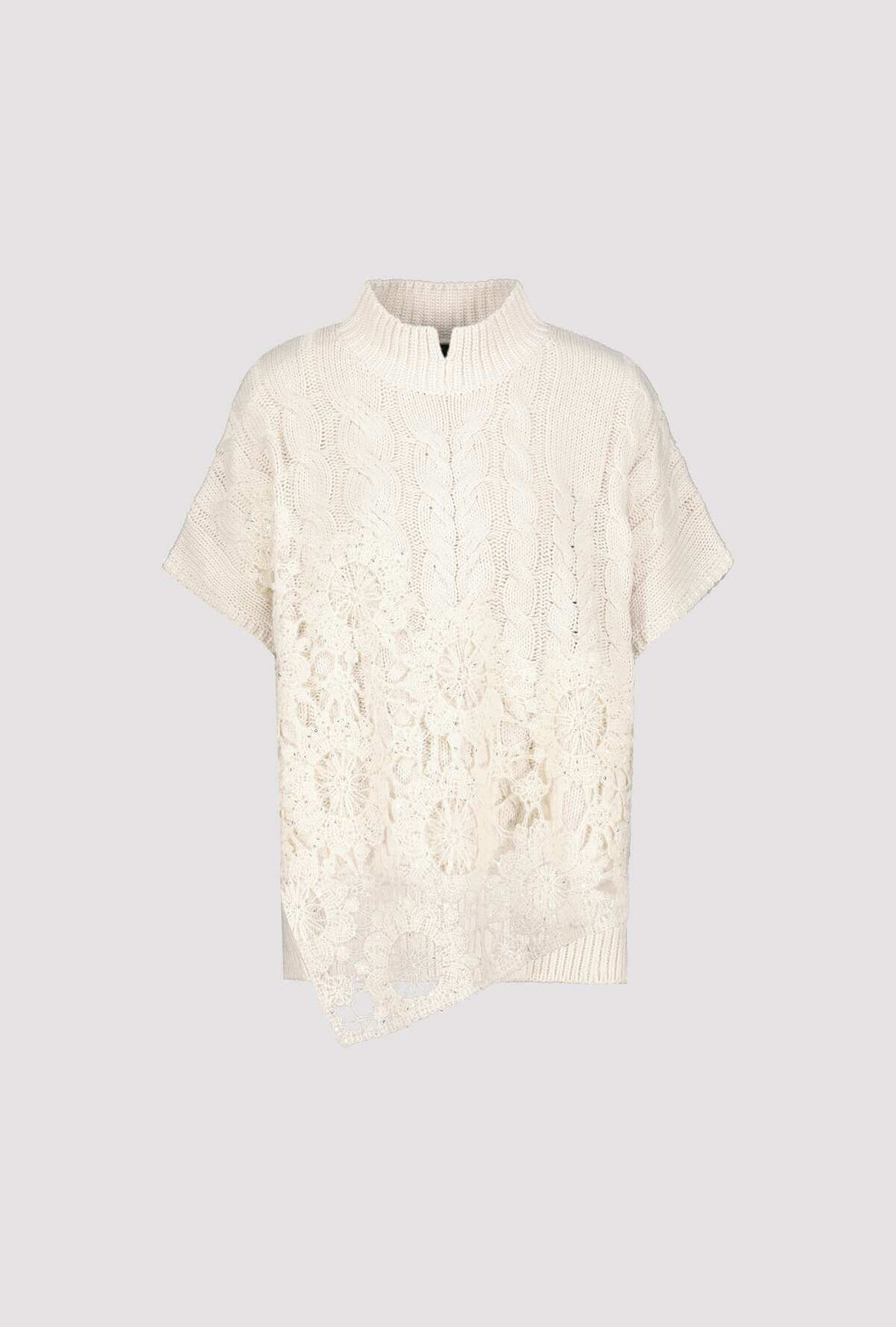 Sand Shell Stand Up Pullover - Sand