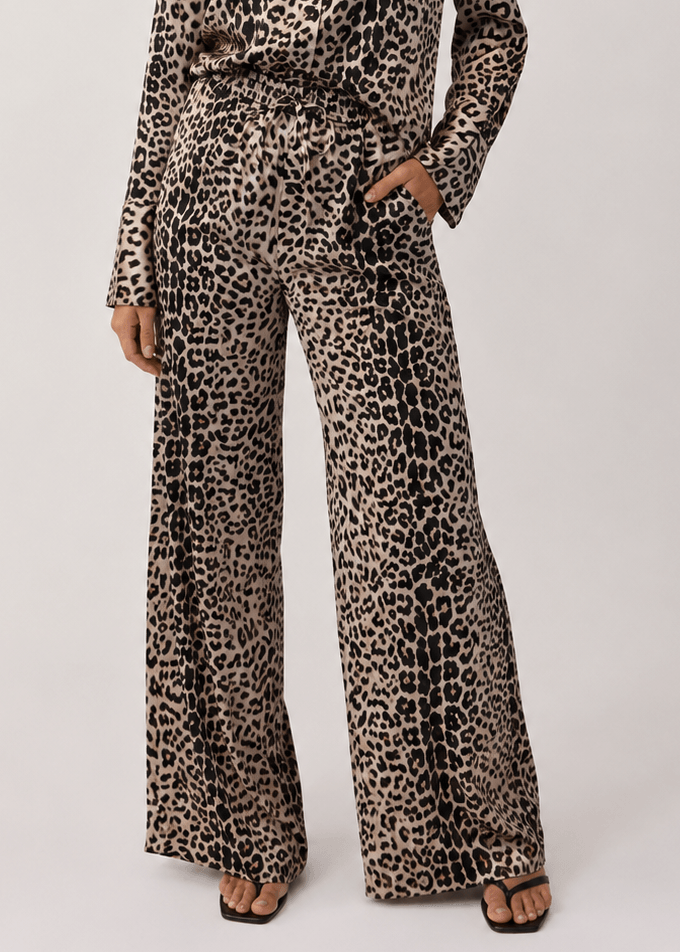 Lou Pants – Nude Leopard