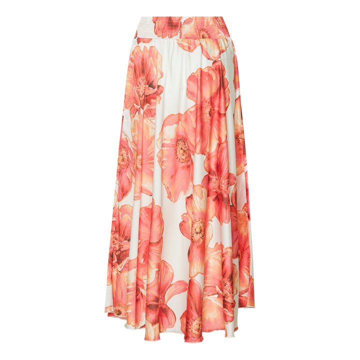 Savannah Maxi Skirt - Maui Flower Peach