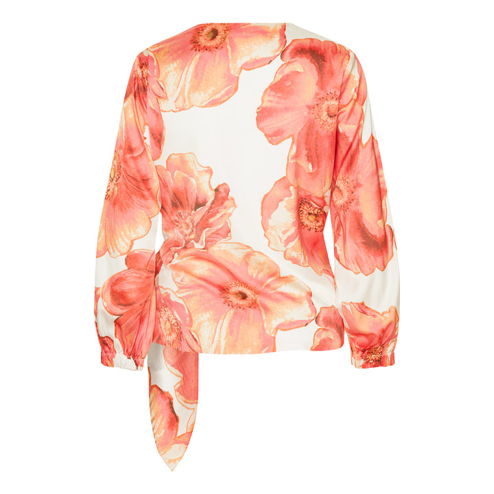 Elena Blouse - Maui Flower Peach