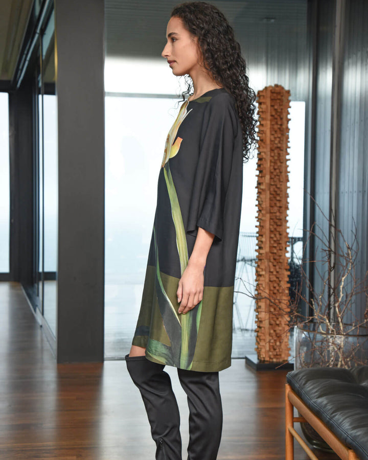 Tulip Eve Shift Code Dress - Cooper