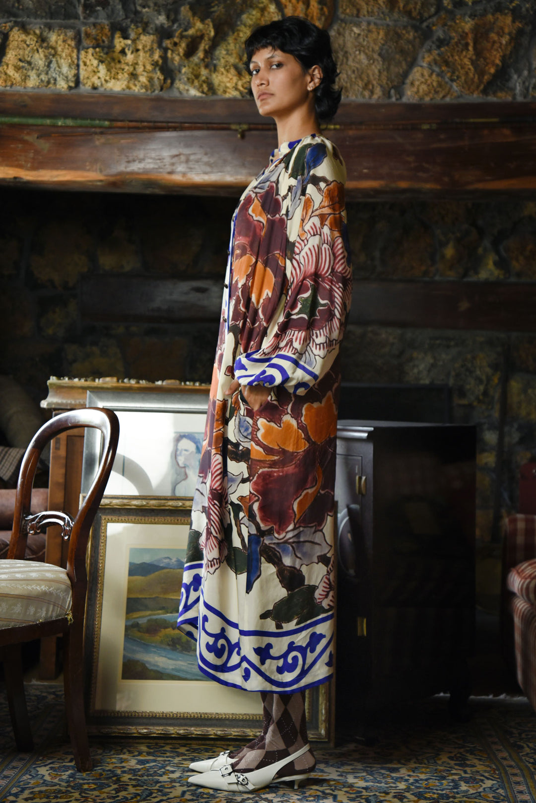 Button on Point  Maxi Dress - Cooper