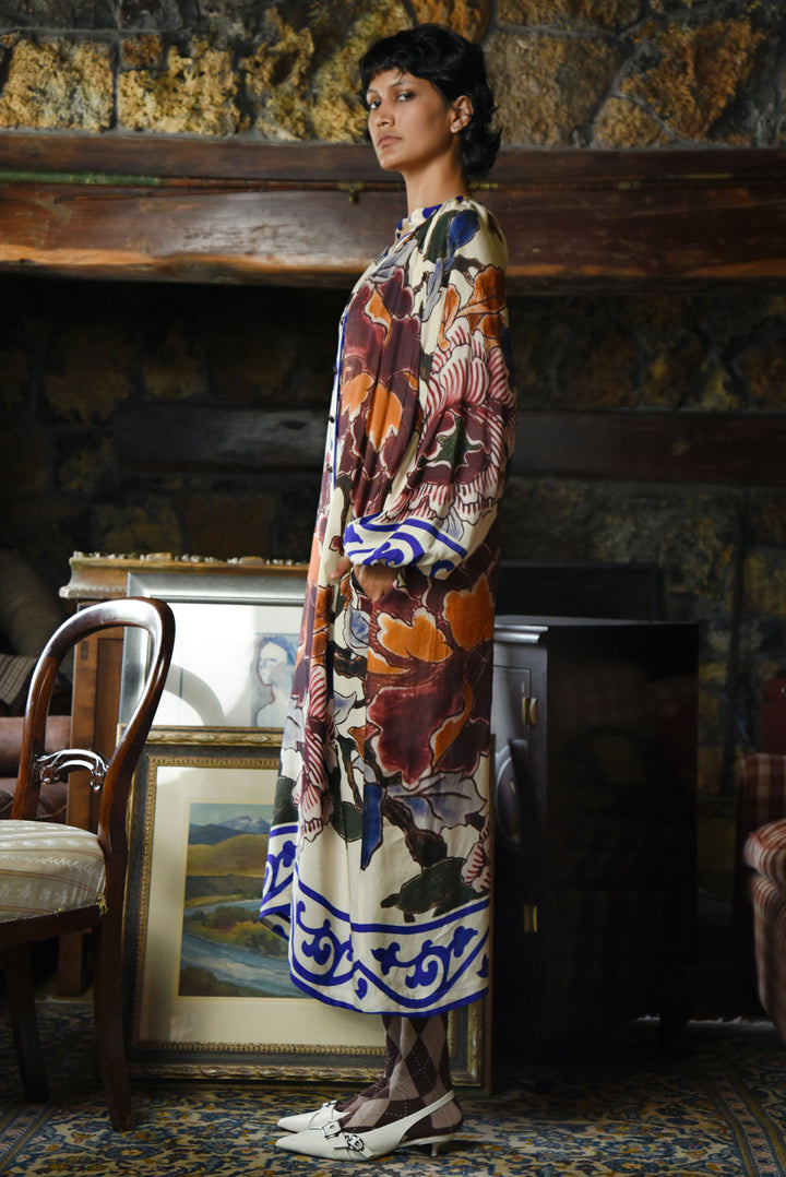 Button on Point  Maxi Dress - Cooper