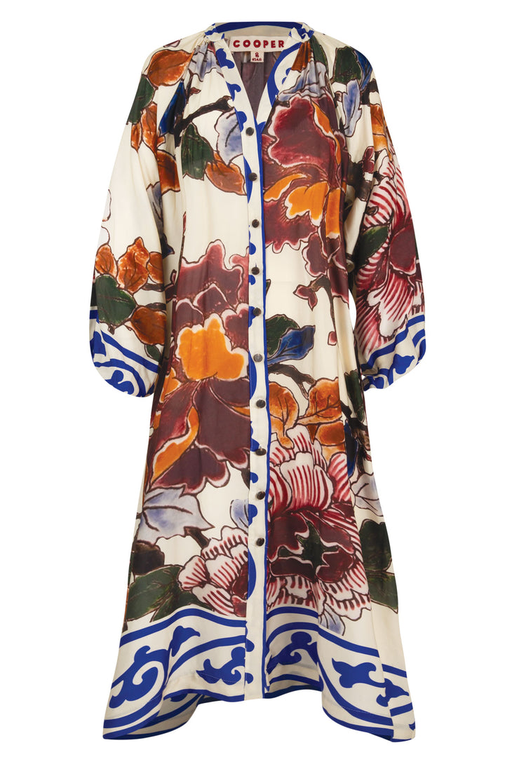 Button on Point  Maxi Dress - Cooper