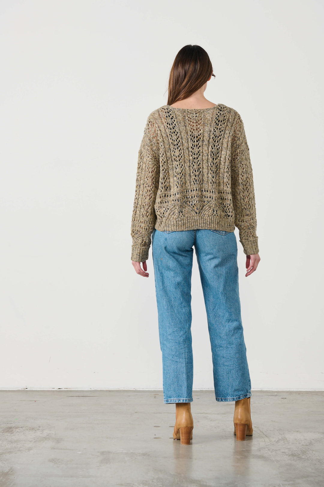 Batwing Open Knit