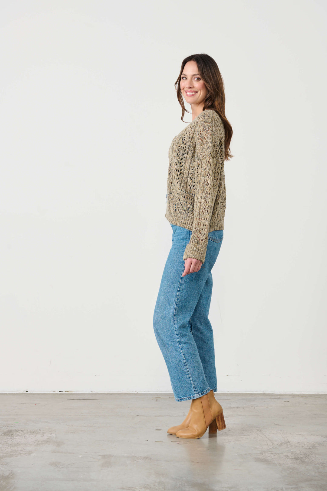 Batwing Open Knit