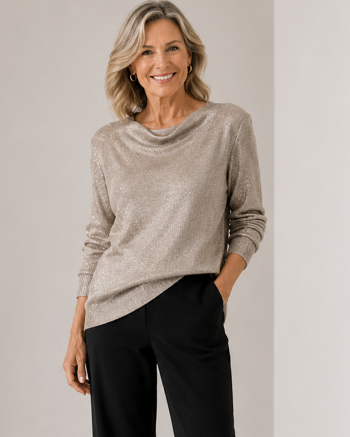 Gold Lurex Sweater