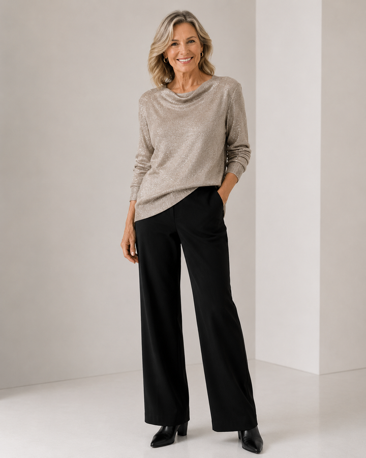 Gold Lurex Sweater