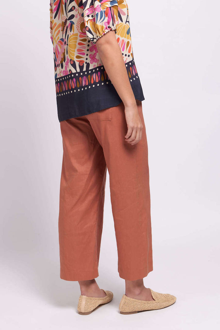 The Good Life Pant - Toffee/Natural