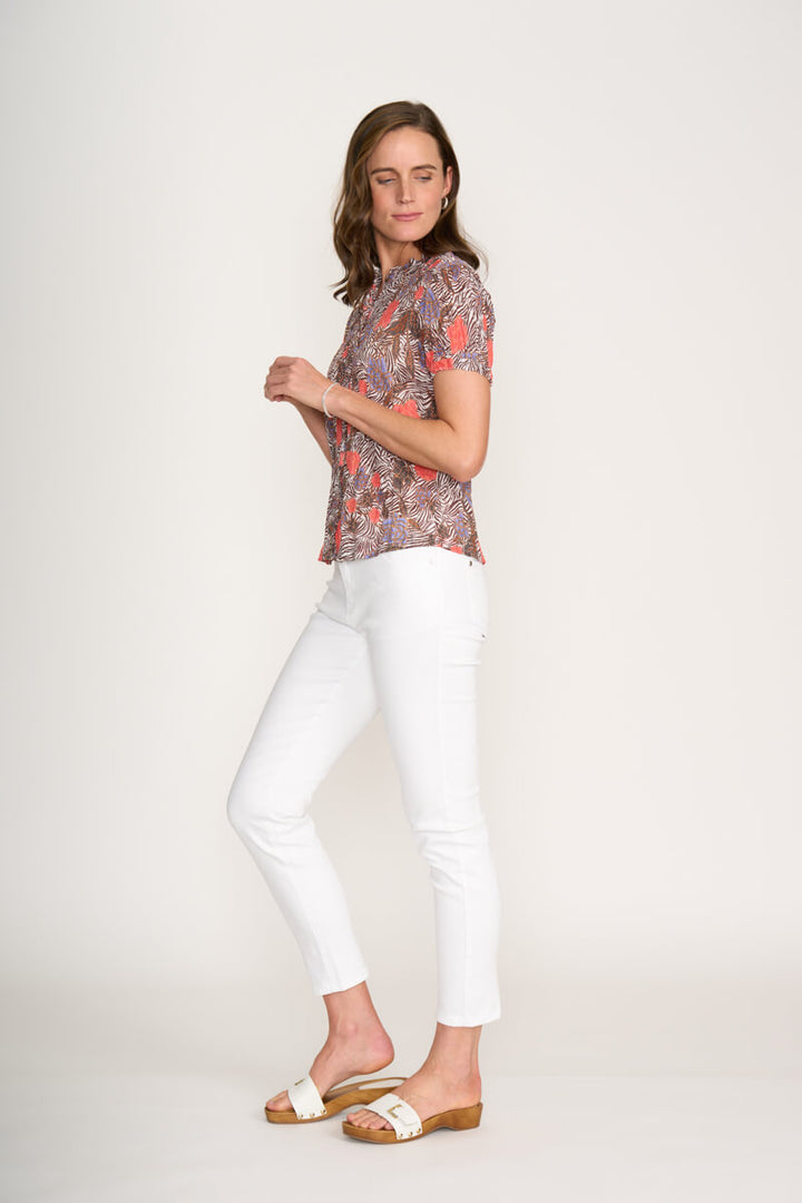 Ultimate Crush Cap Sleeve Shirt - Java
