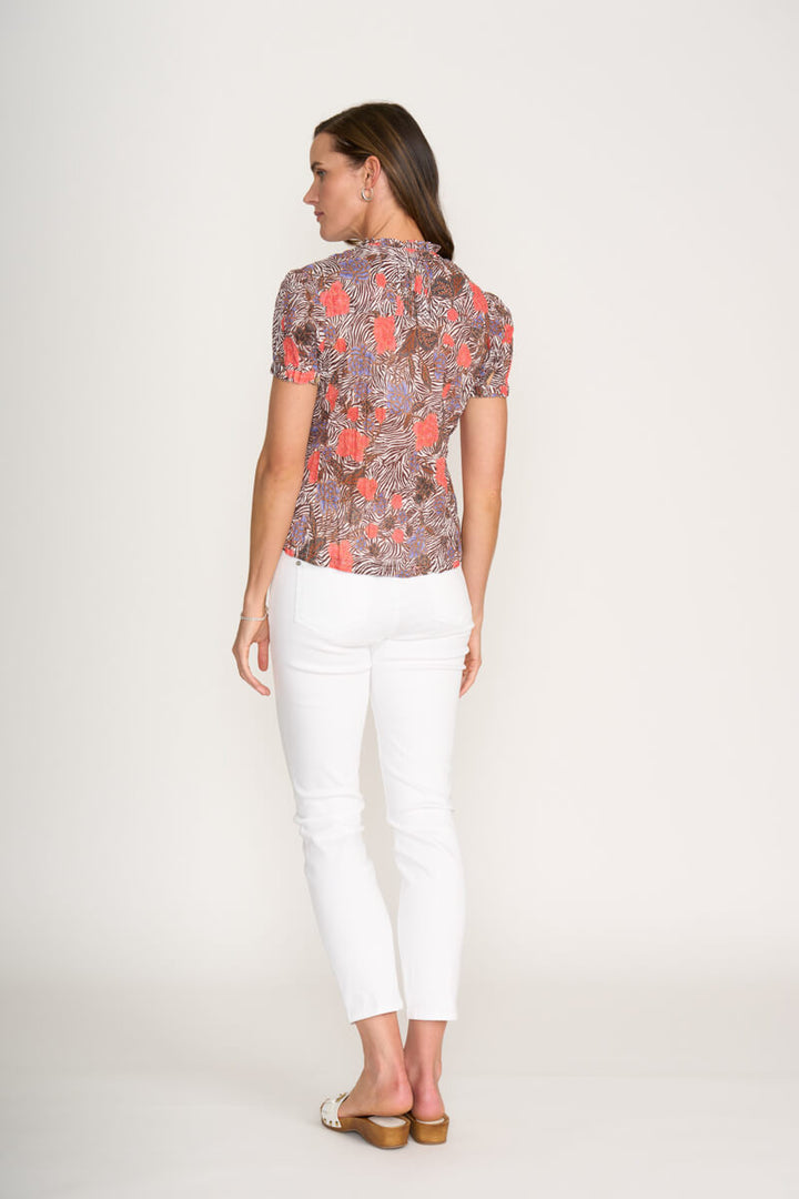 Ultimate Crush Cap Sleeve Shirt - Java