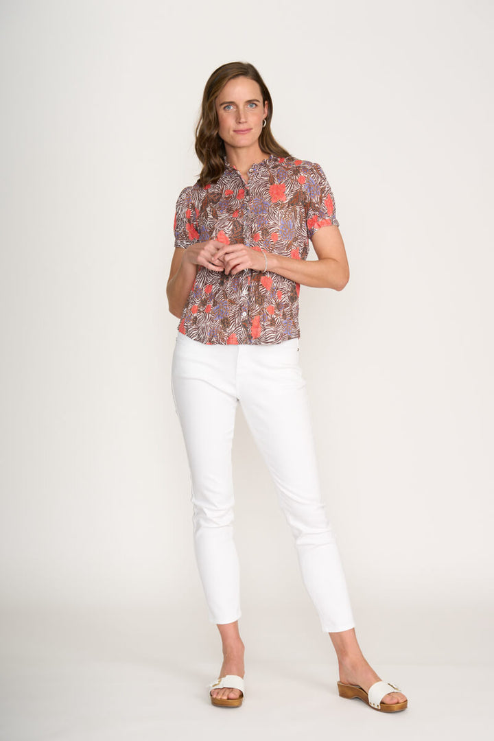 Ultimate Crush Cap Sleeve Shirt - Java