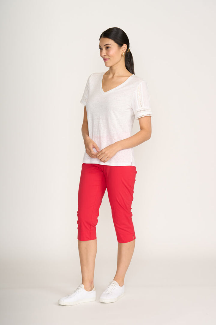 Split Enz Pant - Poppy Red