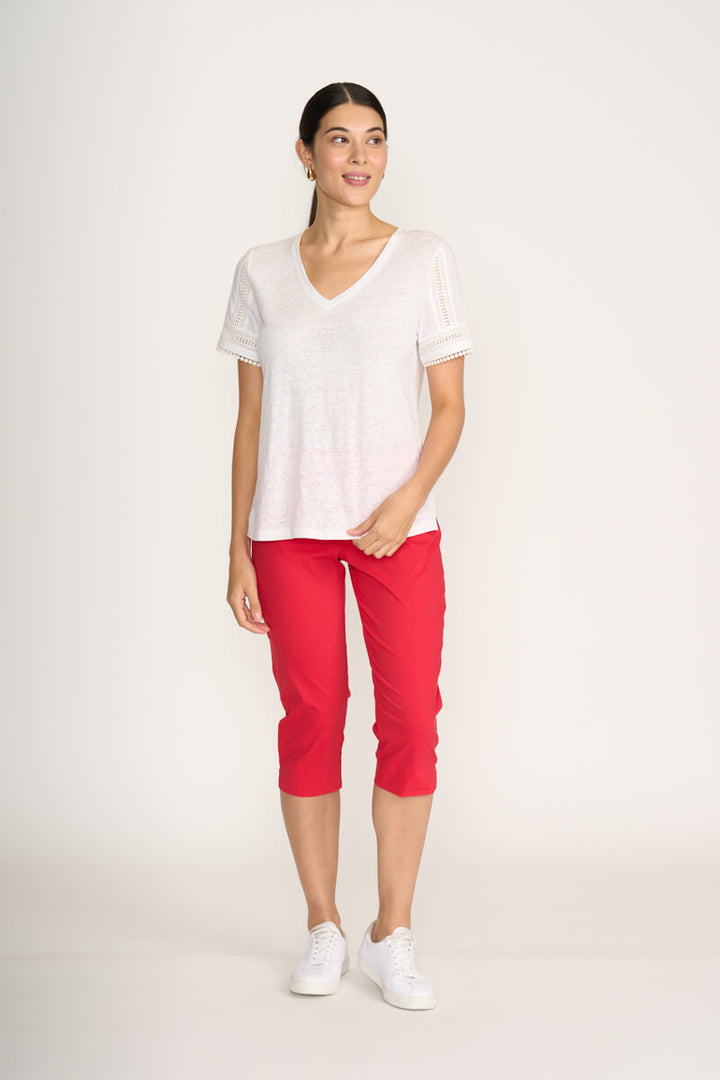 Split Enz Pant - Poppy Red