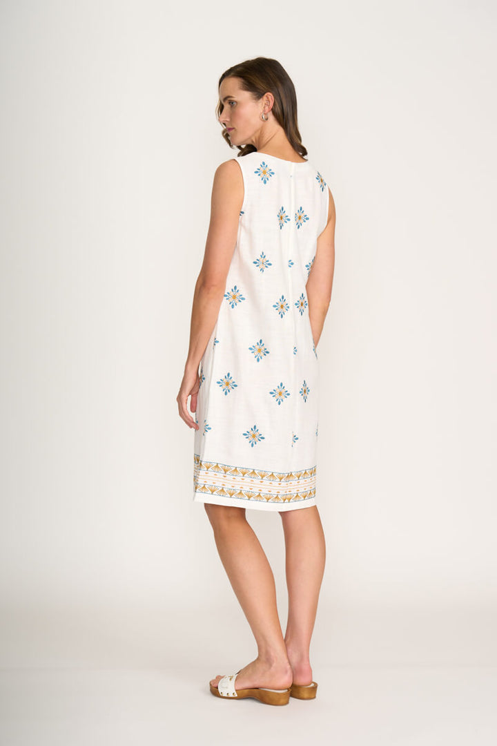 Sew Special Dress - WhiteTile