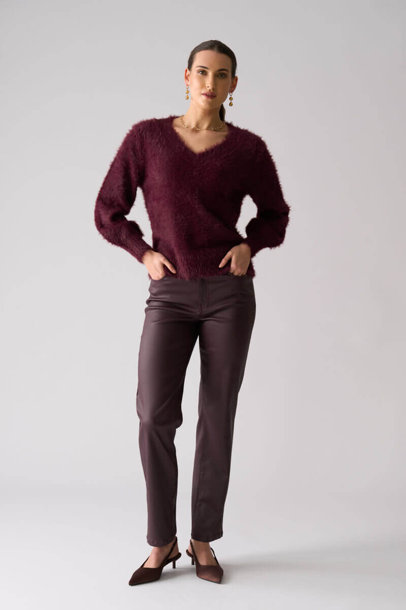 Fluffin Cute V Sweater