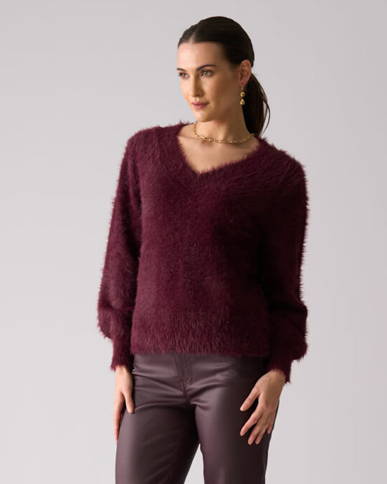 Fluffin Cute V Sweater