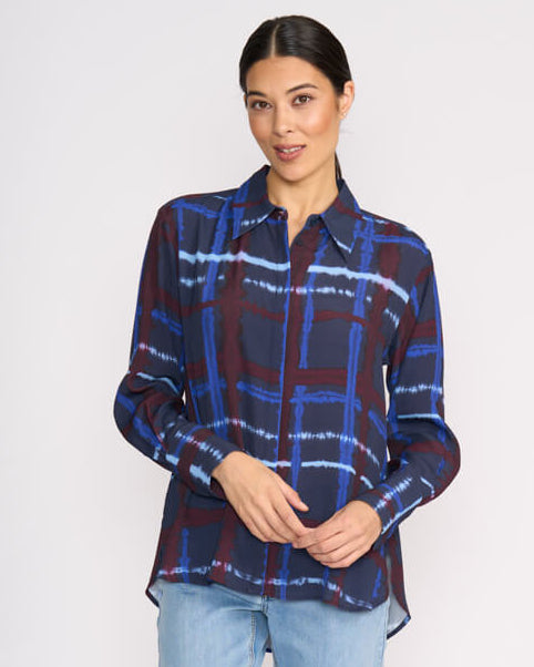 Tux Deluxe Shirt - Crossed Lines