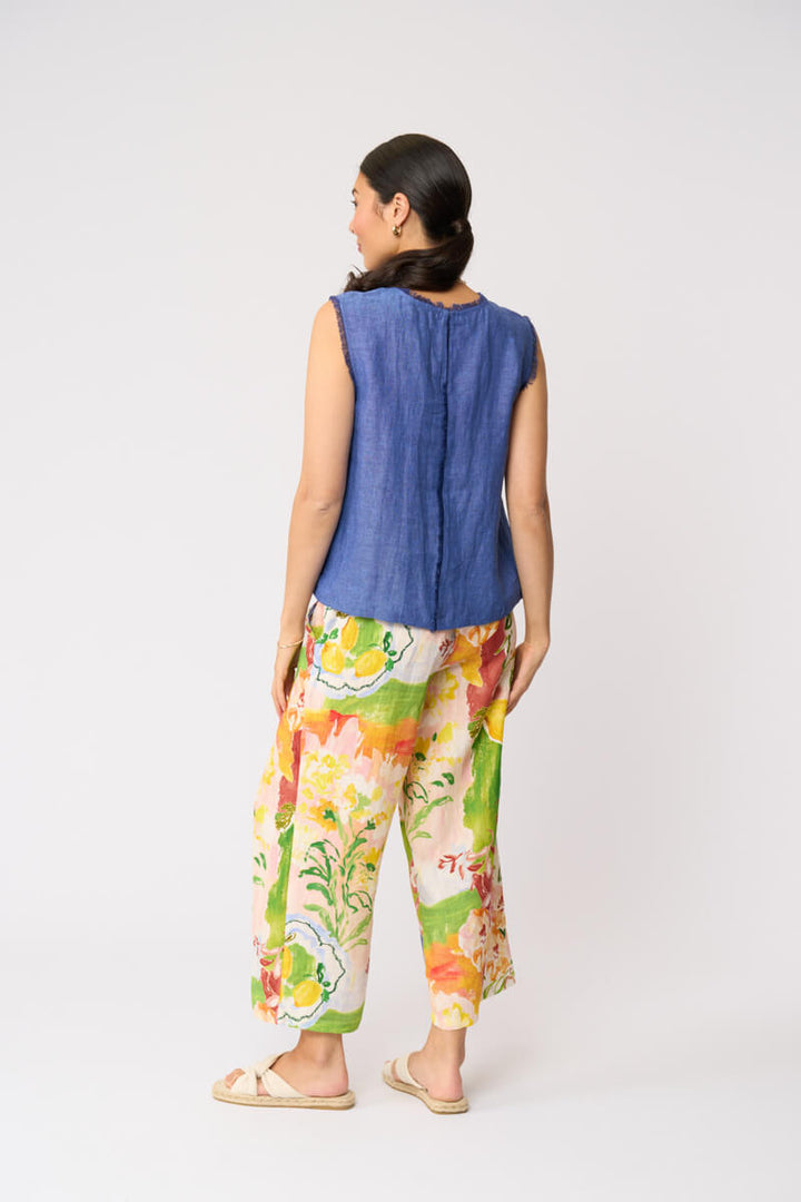 Foil Act Natural Shell Top Capri Blue