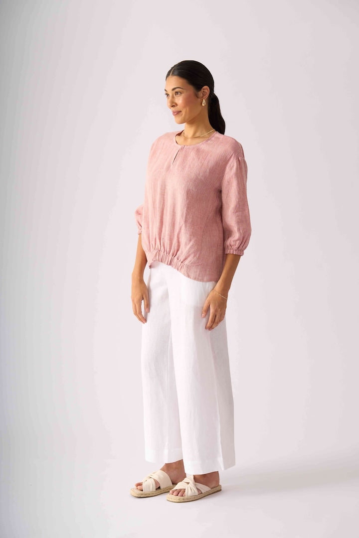 Foil Re-Flex-ion Top - Dusky Rose