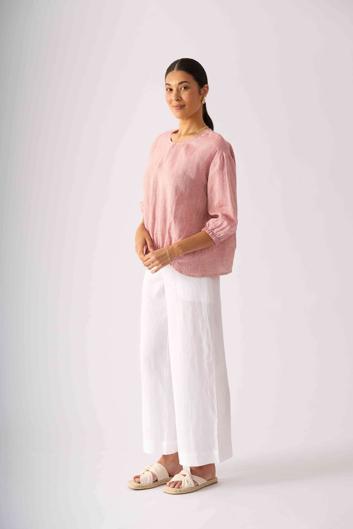 Foil Re-Flex-ion Top - Dusky Rose
