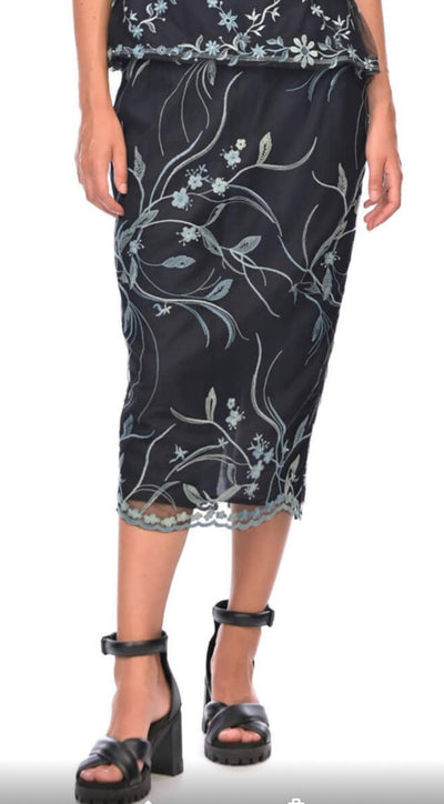 Gardenia Madmen Skirt - Navy