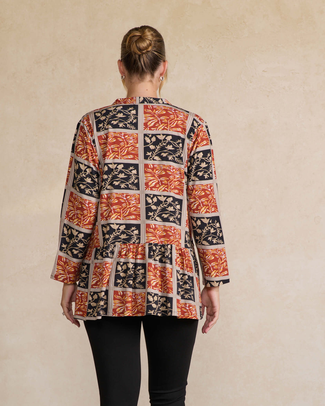 Framed Leaves Tunic