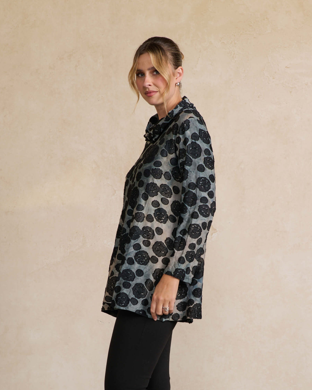 Jacquard Lotus Root Tunic