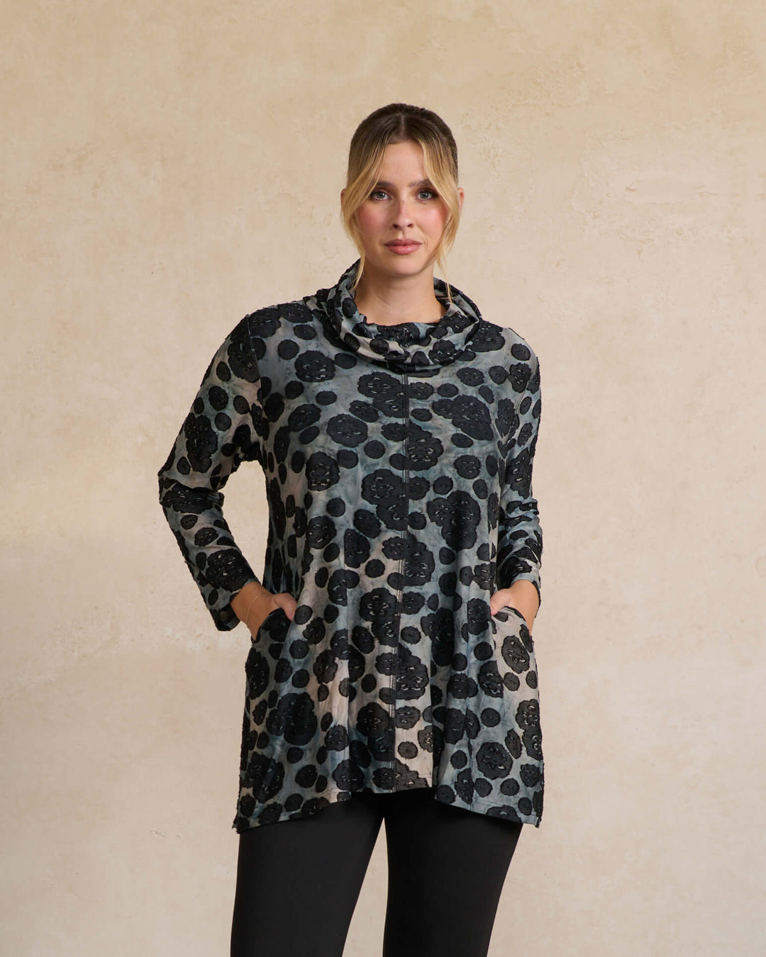 Jacquard Lotus Root Tunic