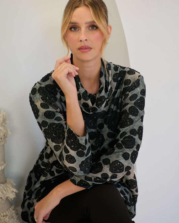 Jacquard Lotus Root Tunic