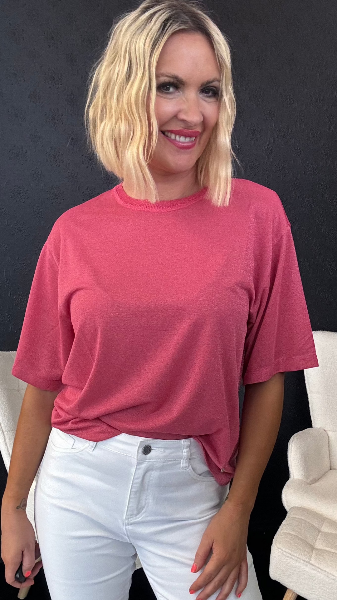Kit SS Tee - Rose