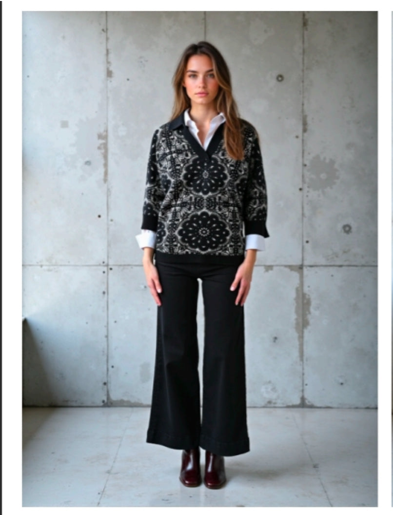 Soka Noir Bandana Sweater