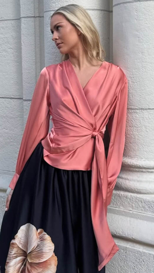 Innes Blouse - Semi Rich Peach