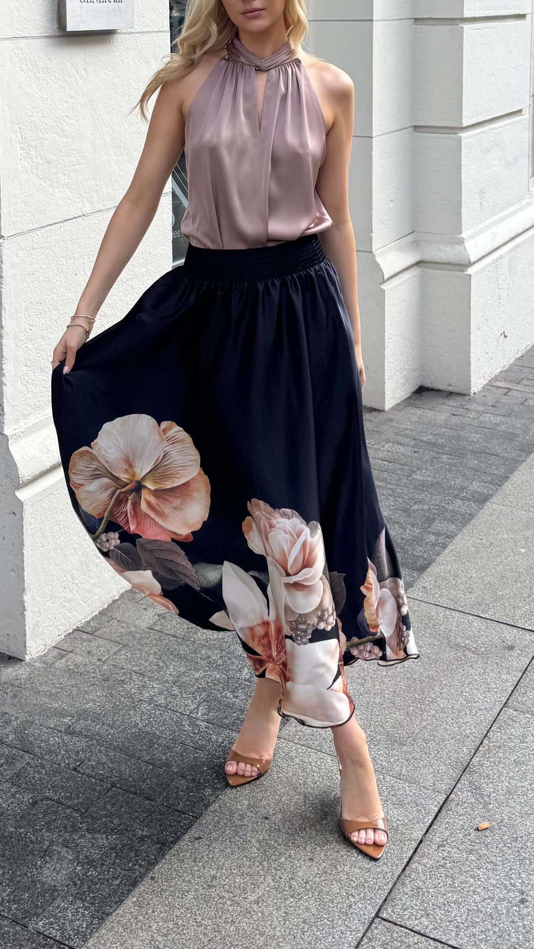 Savannah Maxi Skirt in Blossom