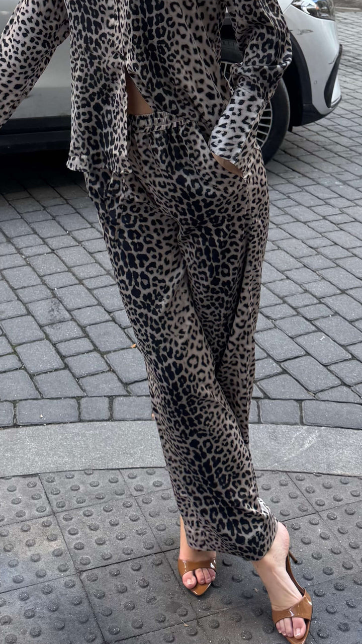 Lou Pants – Nude Leopard