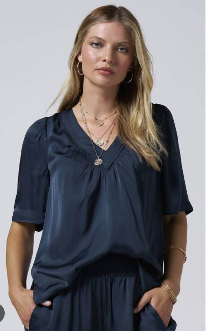 Selene Top - Navy