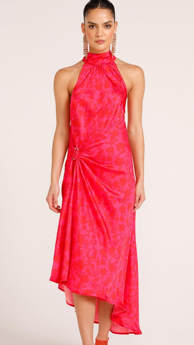 Firelight Halter Dress