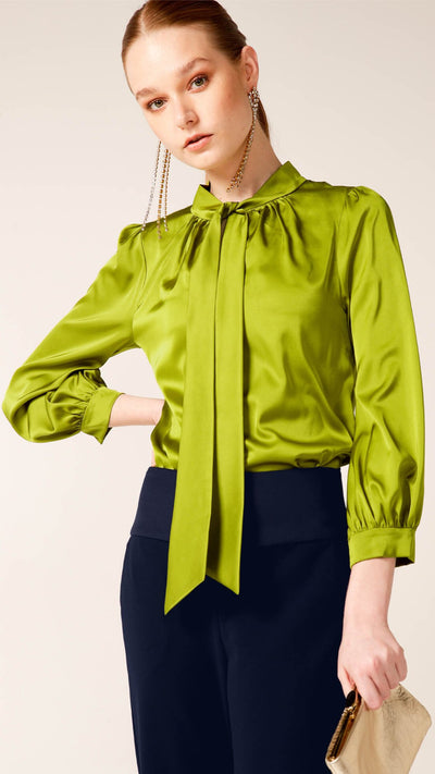 Hatchie Blouse - Chartreus