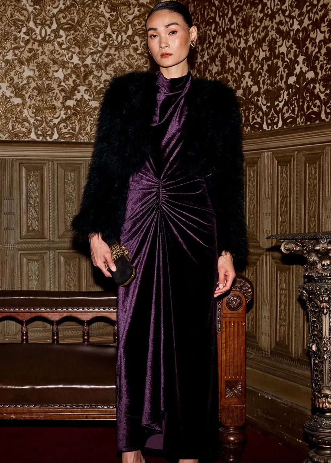 Lavish Cowl Dress